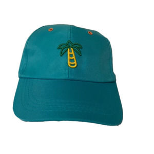 SOL Summer Shade Neon Blue Brite Cap Palm Tree. NWT. Adjustable.
